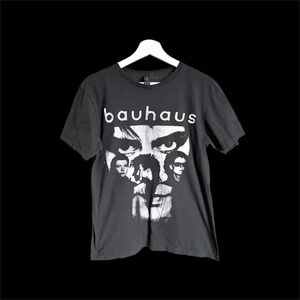 Vintage Bauhaus T-Shirt Medium Black 2000's Gildan Y2K‎ Black